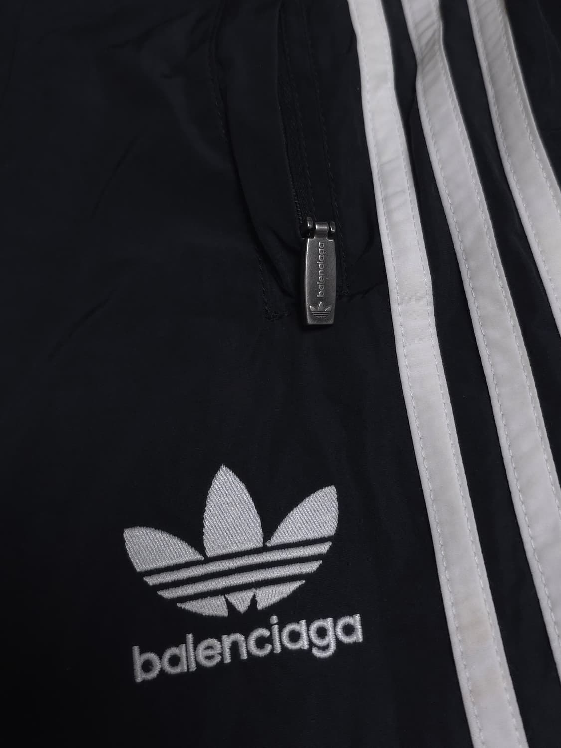 [M] 발렌시아가 아디다스 포플린 트랙팬츠 블랙 상품이미지4