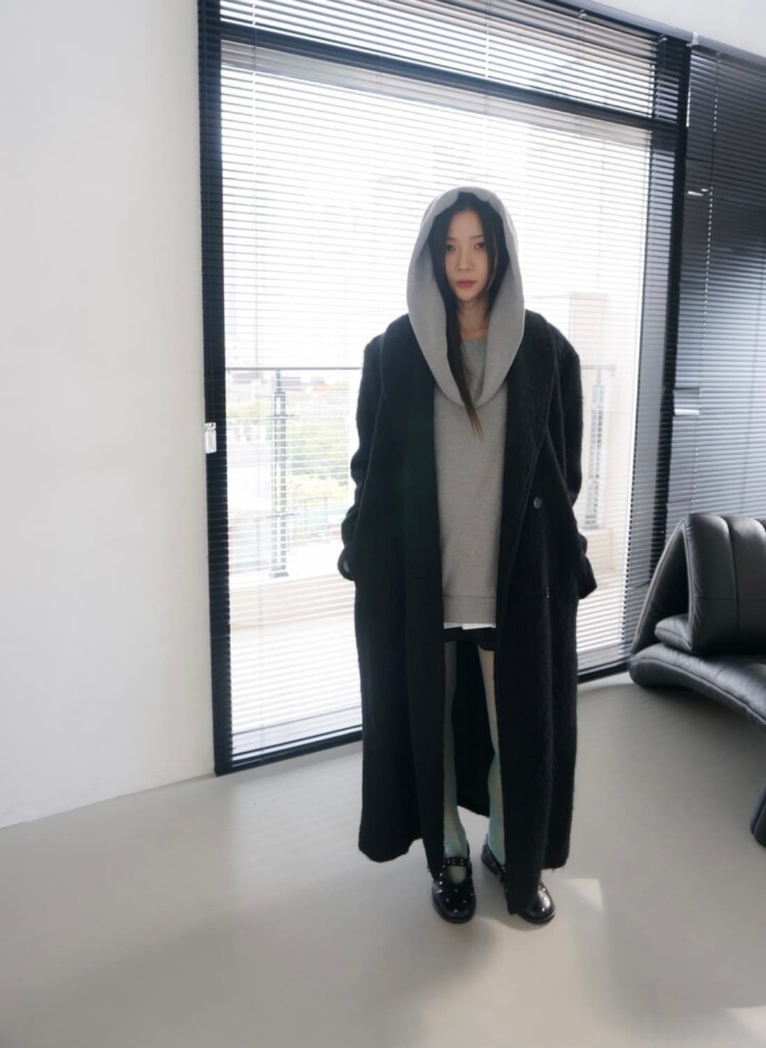 be.sensai long strap coat 롱코트 상품이미지1