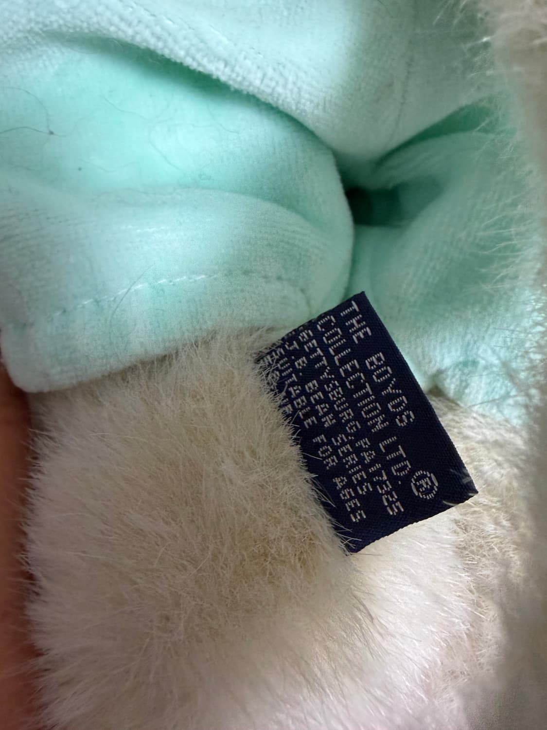 빈티지 보이즈베어 민트 점프슈트 고양이 상품이미지2