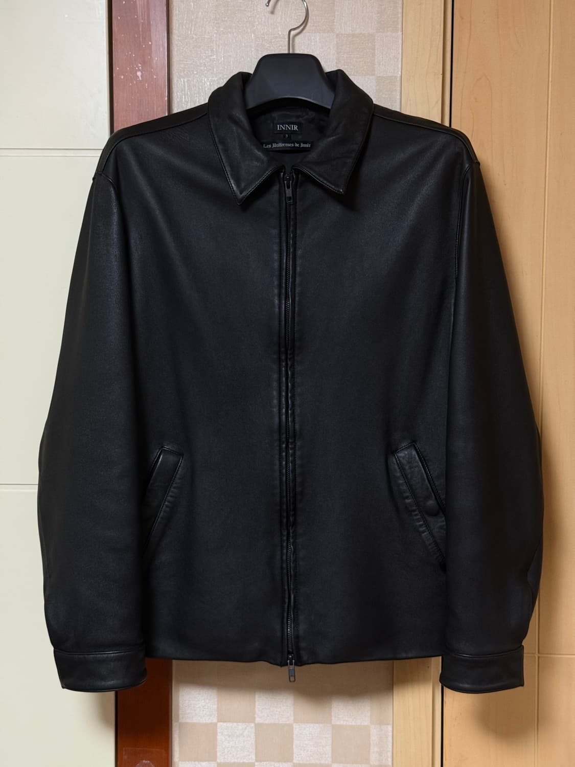 [3] innir 254 AGED LAMBSKIN SILE BLOUSON 상품이미지1