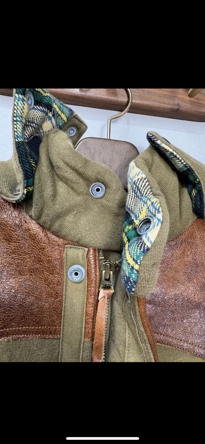 폴로랄프로렌 브라운레더 히든 후드 패딩 조끼 베스트 H1405 상품이미지5