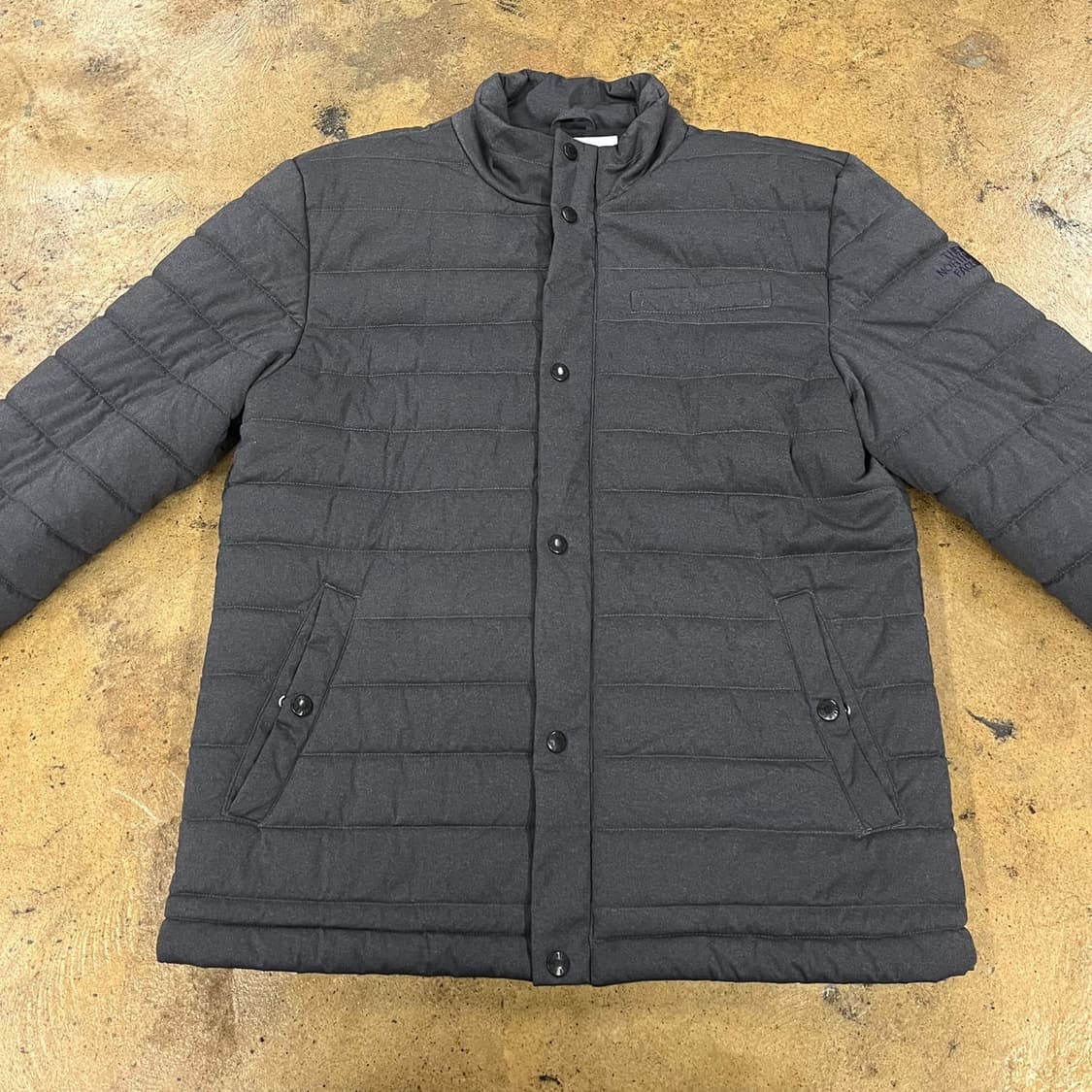 [정품/XL] 노스페이스 퀼팅 셔츠 자켓 블랙 b18 상품이미지3