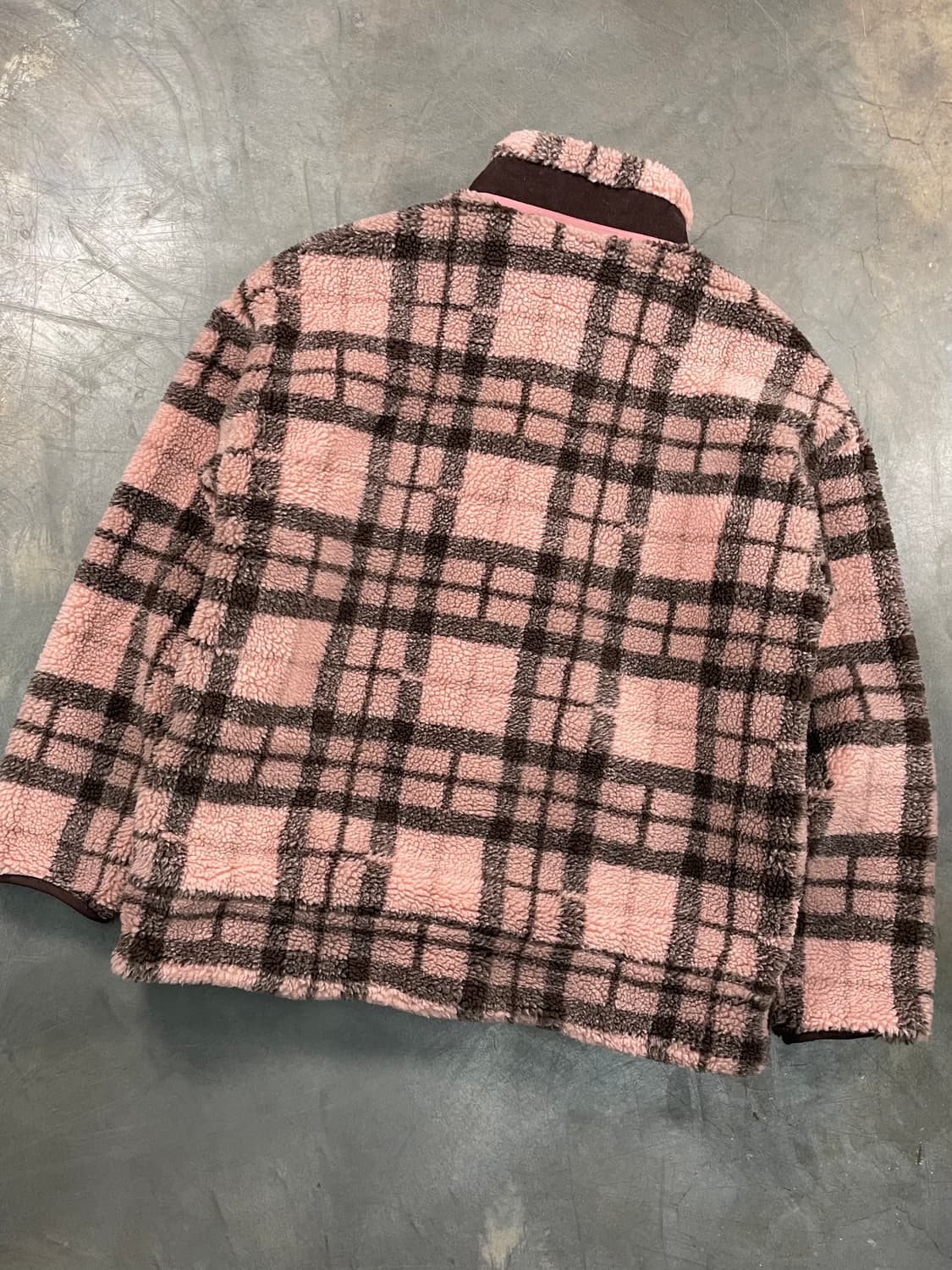 에디바우어 체크 플리스 자켓 상품이미지5