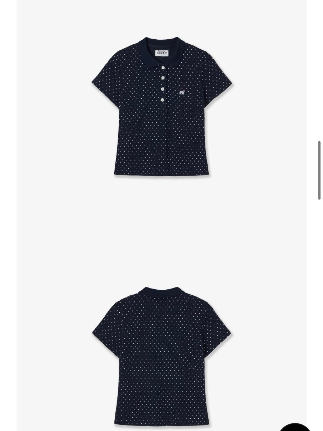 aeae 도트 피케이 티셔츠 1사이즈 상품이미지2