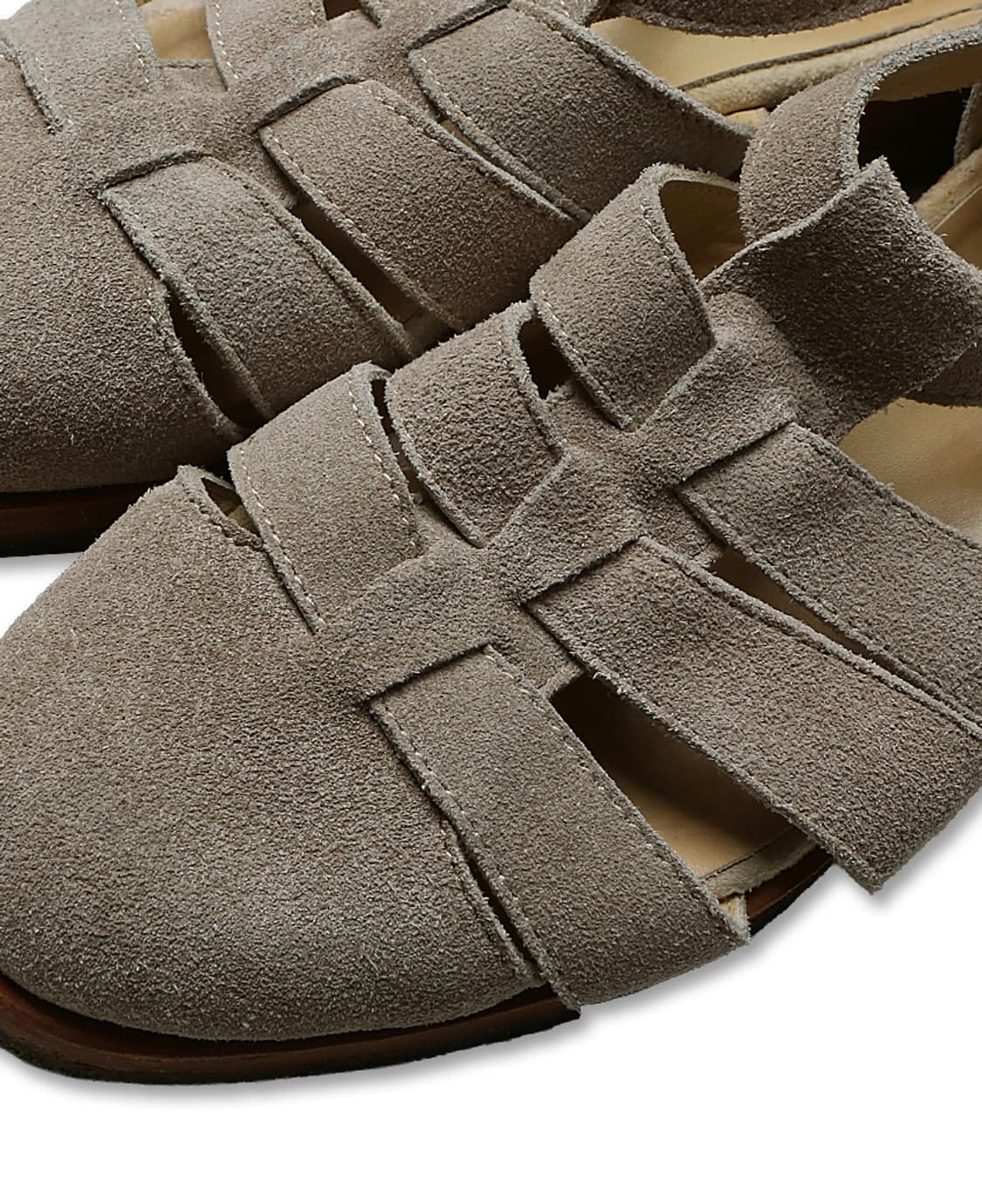 케네스 필드 [Kenneth Field] 베이지 스웨이드 구르카 샌들 상품이미지4