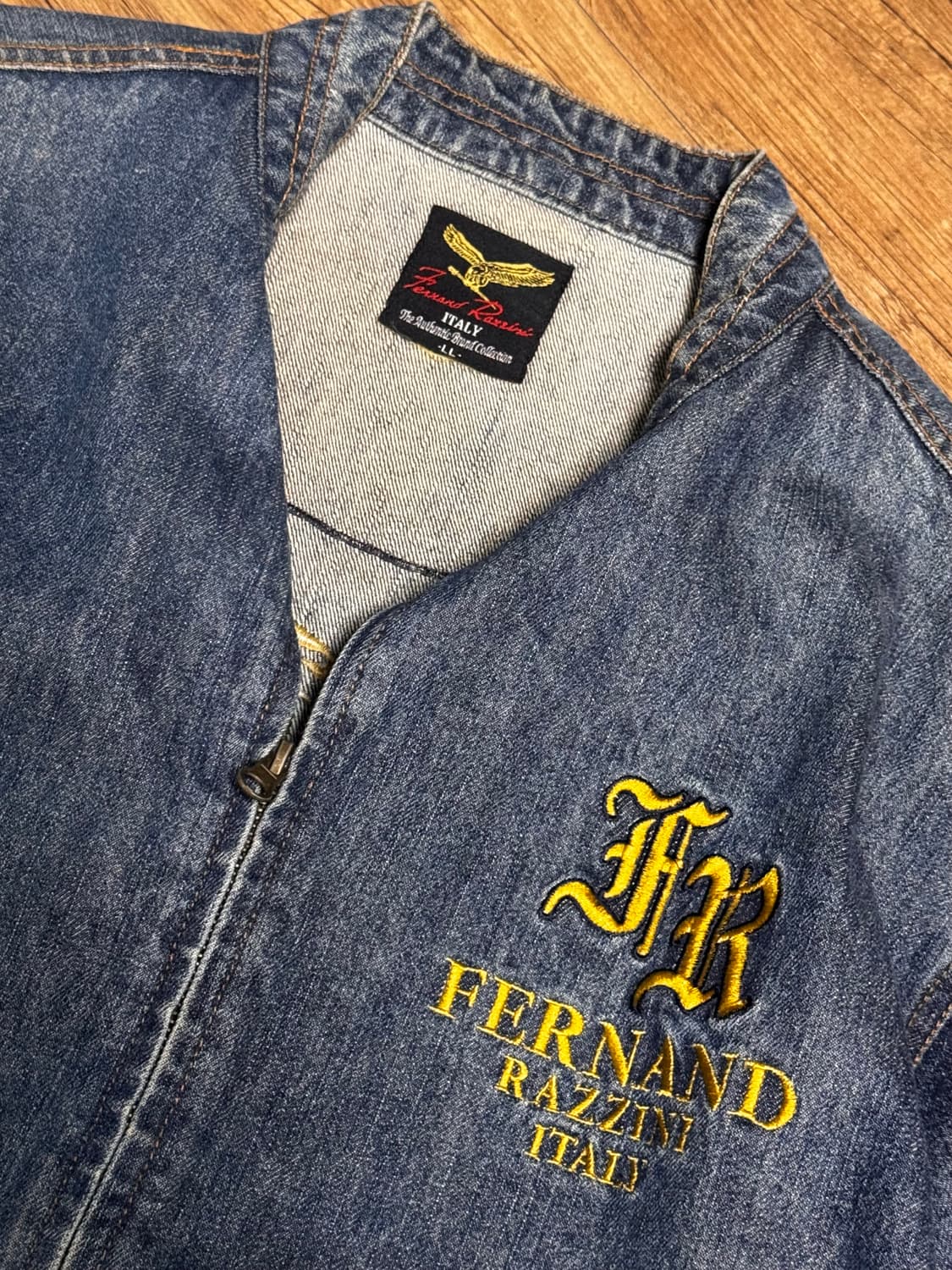 [XL] 페르난도 라찌니 라이더 데님 워크 자켓 상품이미지5