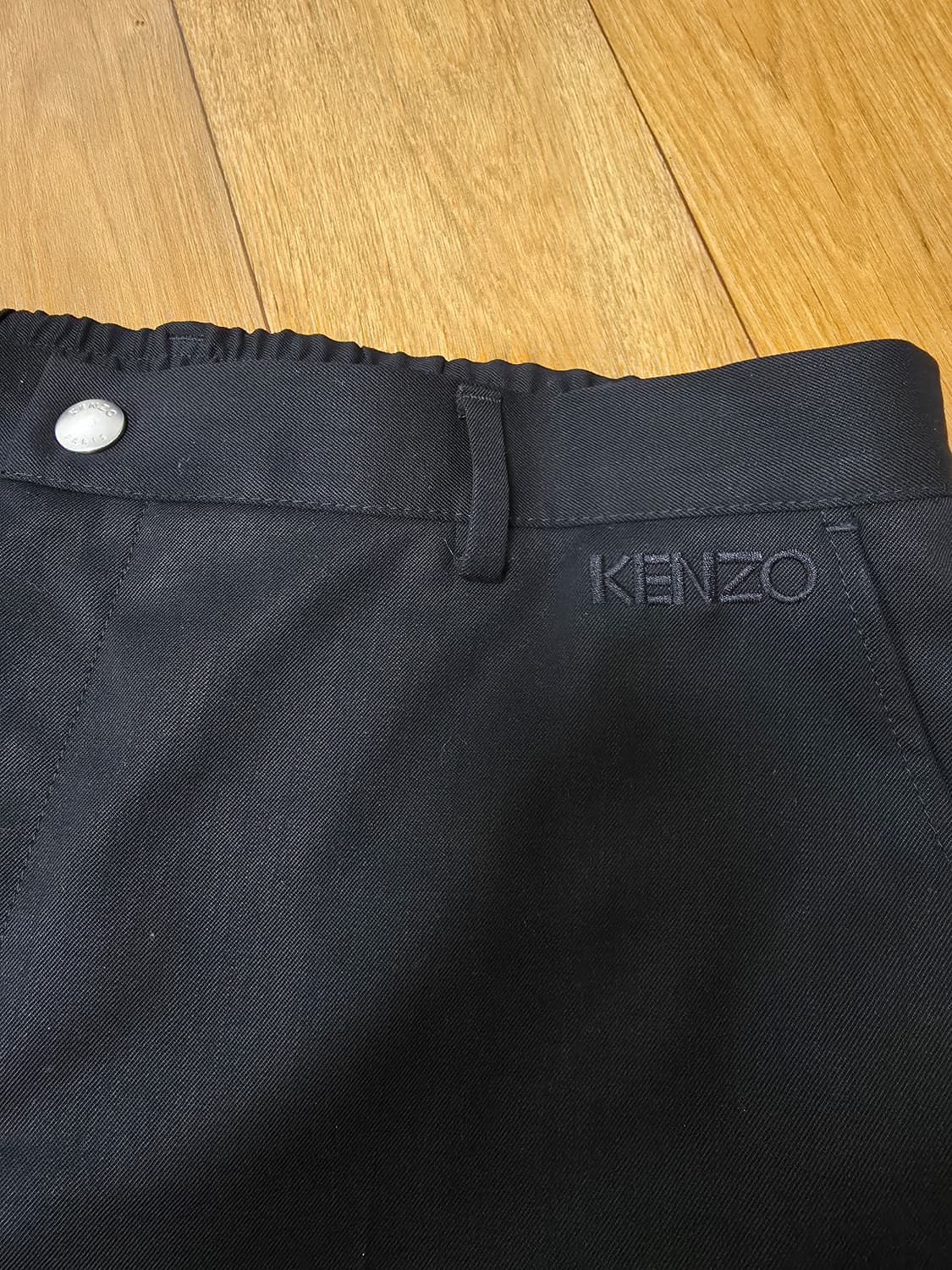 겐조 울 블랙 슬랙스 상품이미지4