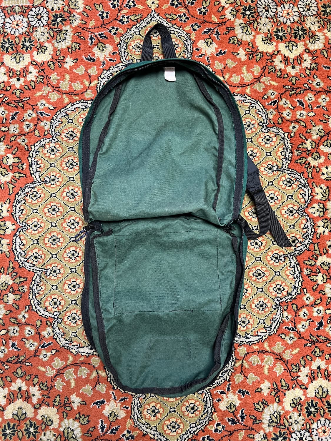 잔스포츠 빈티지 그린 슈퍼브레이크 풀집업 백팩 상품이미지4