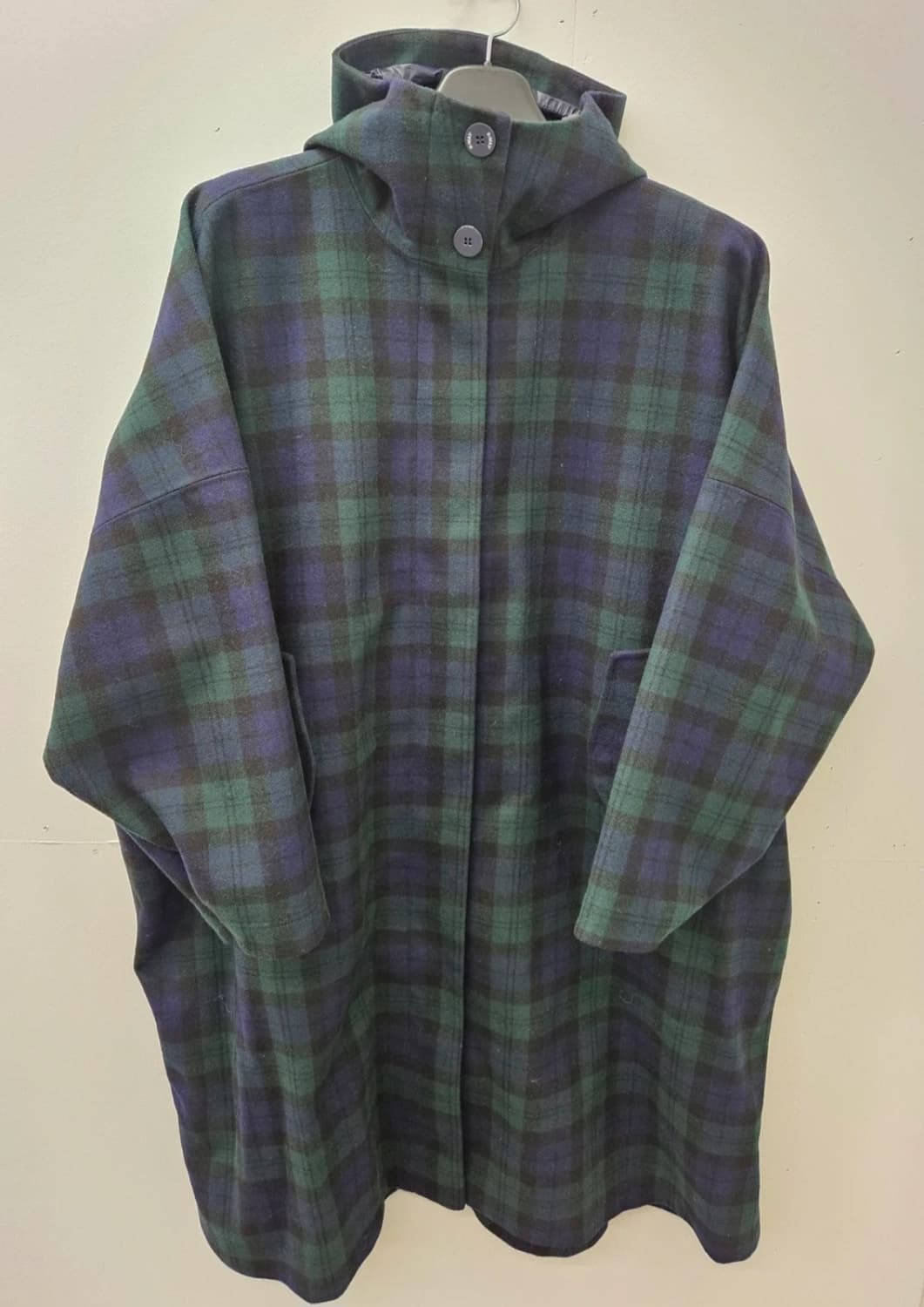 K-WAY(까웨) 3L방수 체크 울코트(IT8)
 상품이미지1