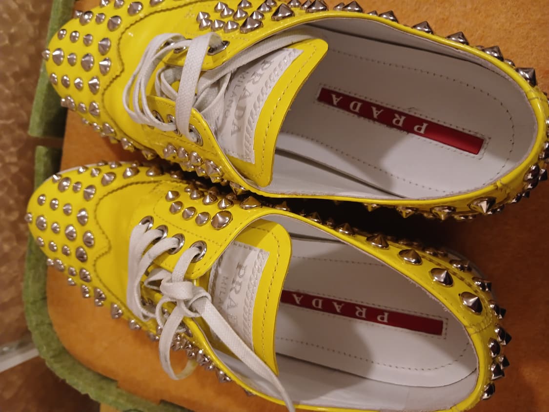 프라다 정품 여성 스니커즈 38 사이즈 상품이미지8