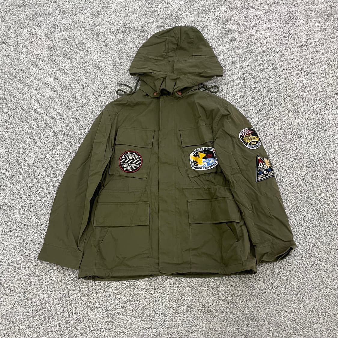 지프 빈티지 패치 야상 자켓 0114HS1 상품이미지1