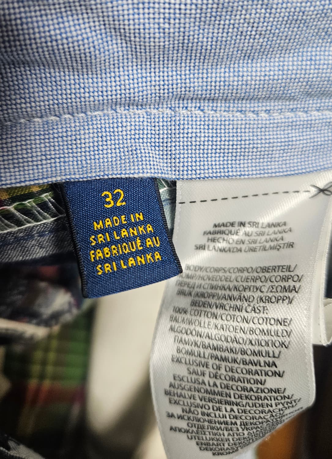 [32] 폴로 랄프로렌 마드라스 패치워크 반바지 상품이미지4