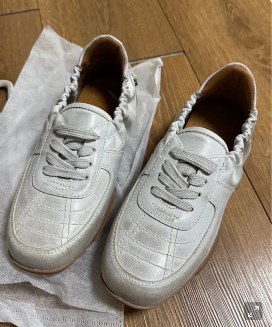 240 235 이크닉 빈티지 레더 스니커즈 상품이미지4