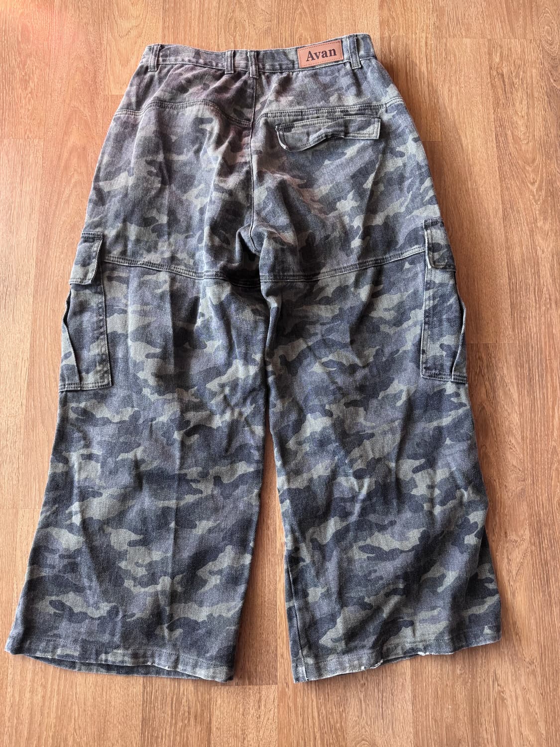 [m] 어반드레스 라이트 카모 카고 와이드 팬츠 상품이미지3