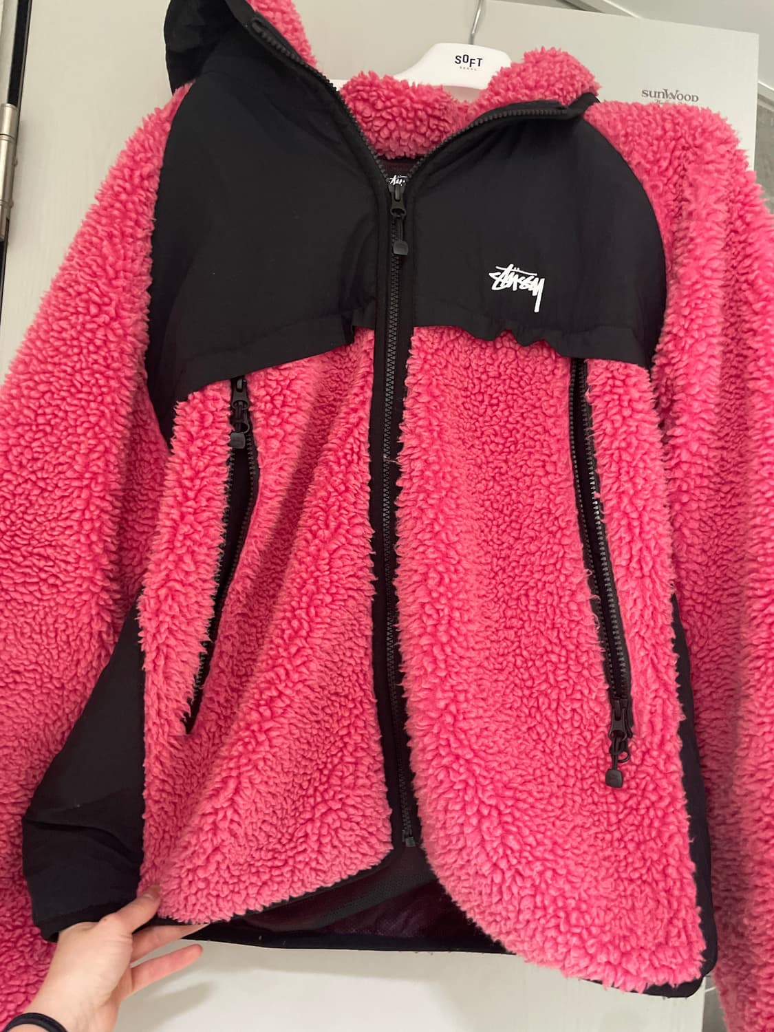 스투시 쉐르파 후드집업 24 spring collection 상품이미지1