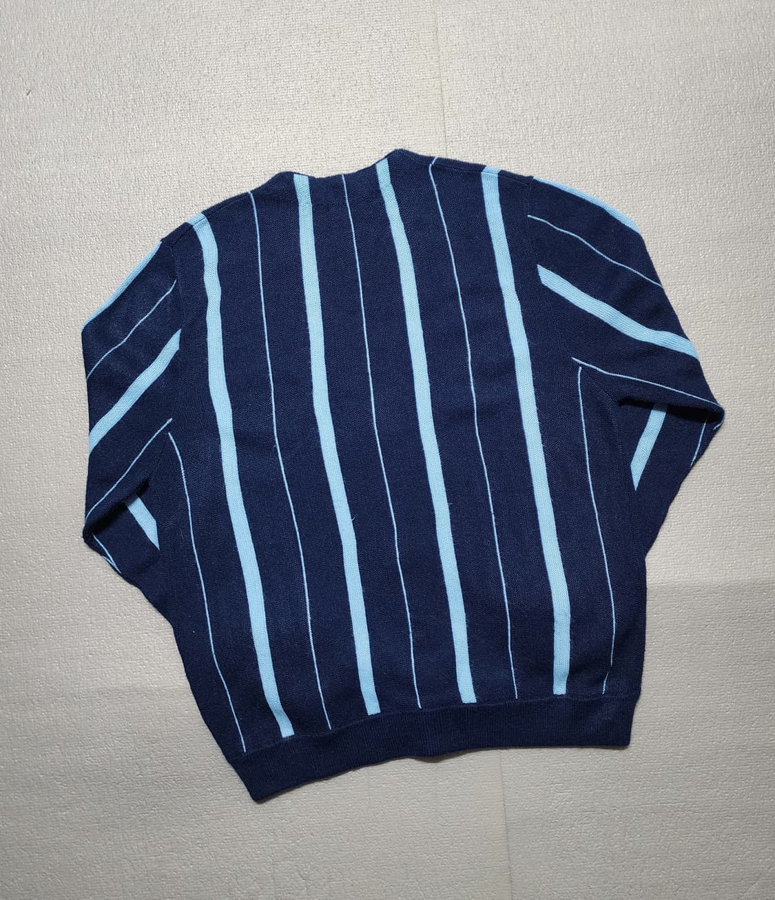 70s80s 프랑스 빈티지 라코스테 스트라이프 가디건 상품이미지4