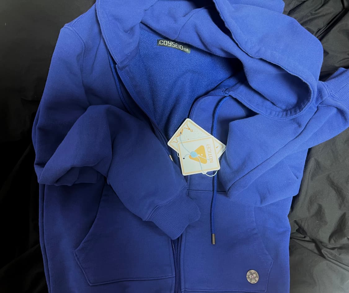 코이세이오 038 후드집업 블루 상품이미지2