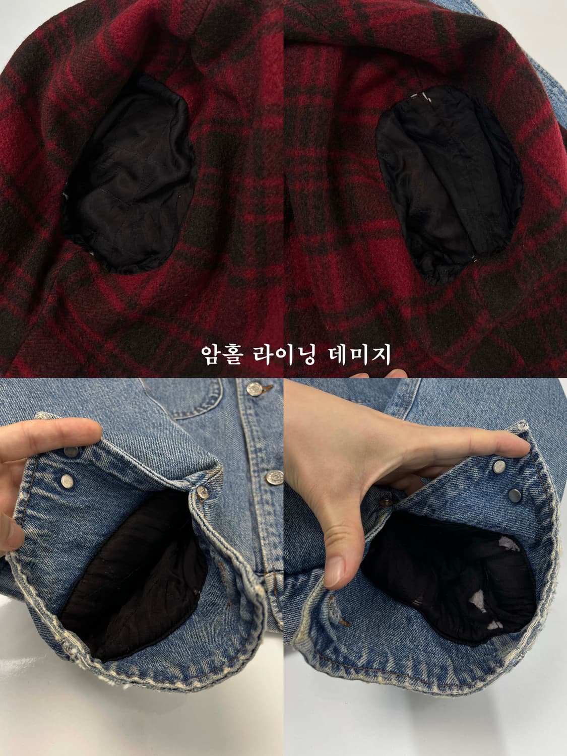 80's 폴로 랄프로렌 usa 덩가리 코듀로이 블랭킷 데님 트러커 자켓 상품이미지9