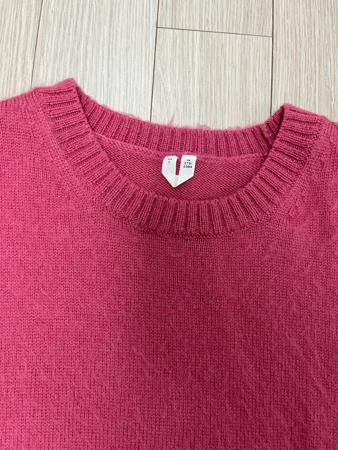 [L]아르켓 핑크색 니트 스웨터 상품이미지2