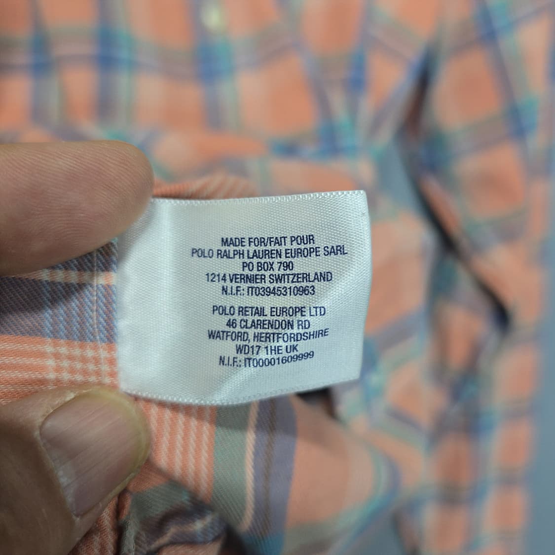 랄프로렌(Ralph Lauren) 체크 코튼 셔츠 XL 상품이미지5