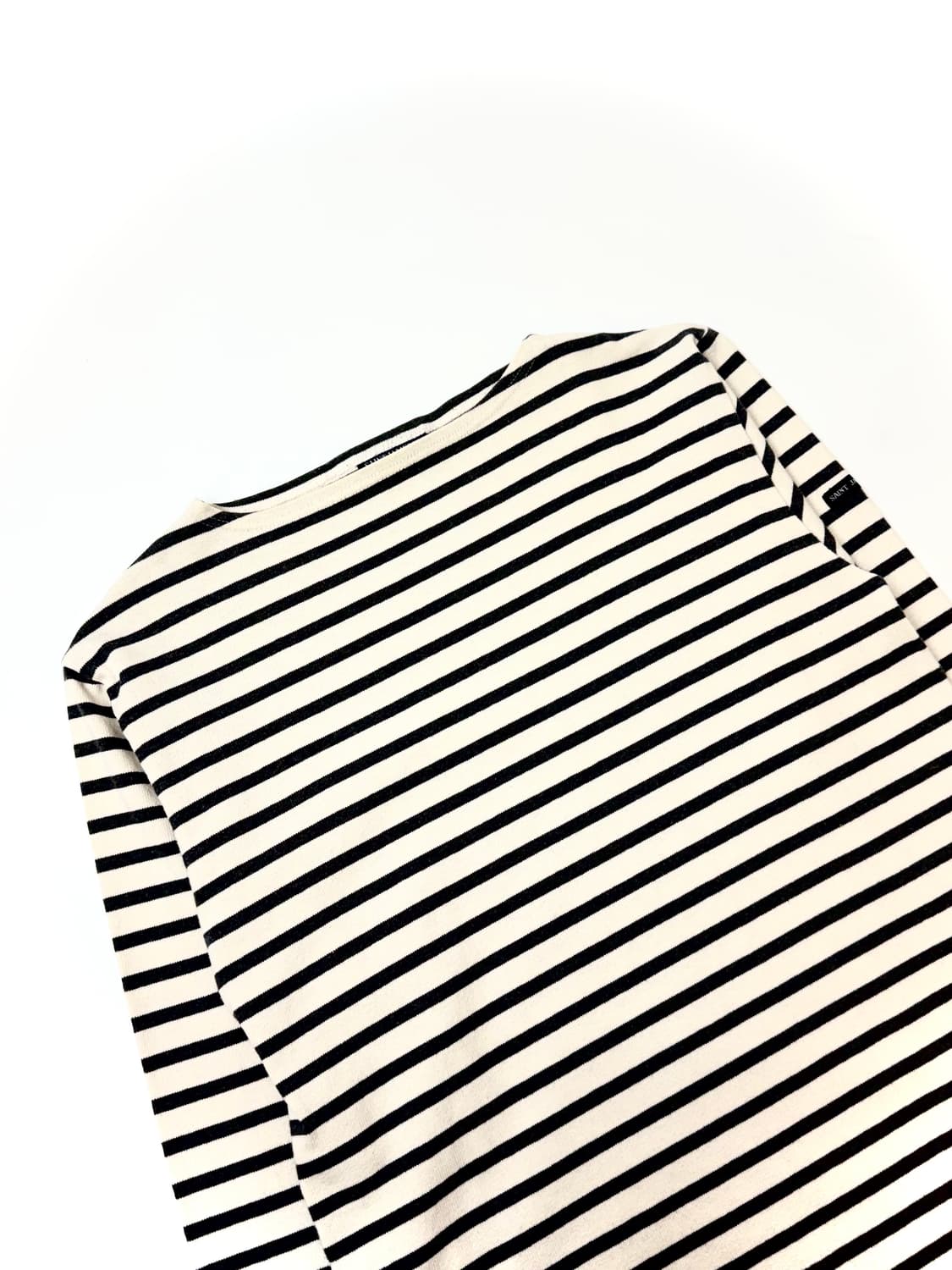 SAINT JAMES 세인트제임스 그레이컬러 스트라이프 롱슬리브 티셔츠 상품이미지3