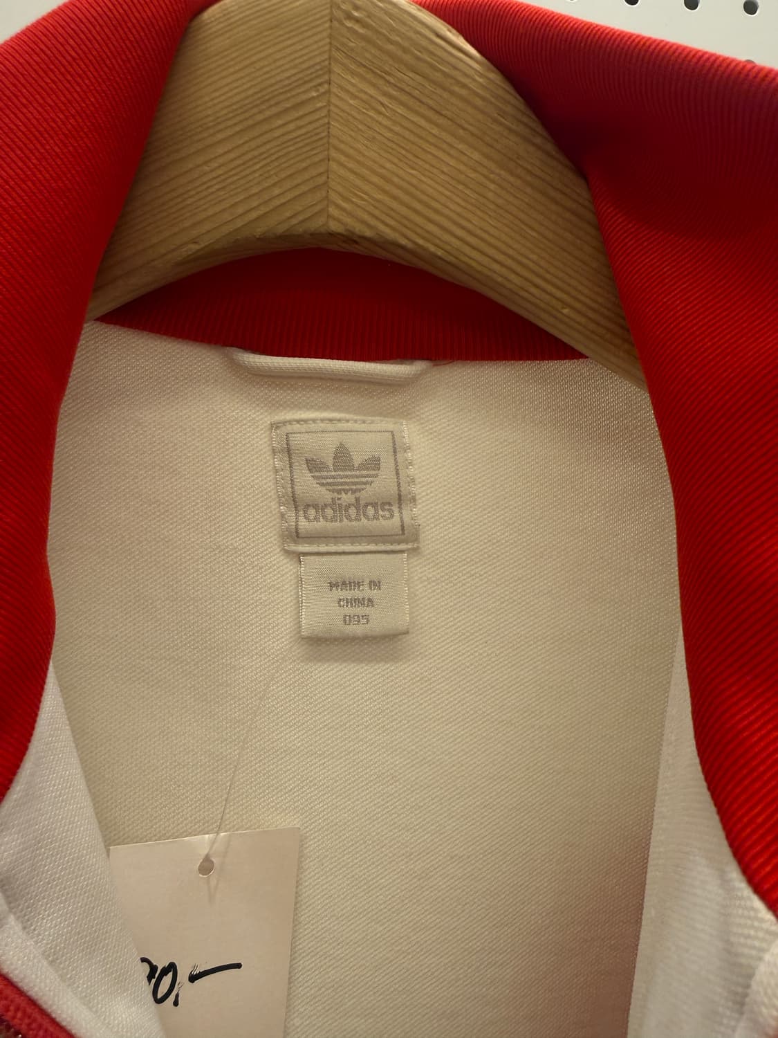 00s 아디다스 올드스쿨 흰빨 트랙탑 져지  U10 상품이미지5