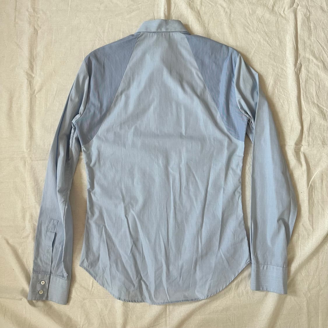 알렉산더 맥퀸 시그니쳐 믹스드 패브릭 셔츠 상품이미지8