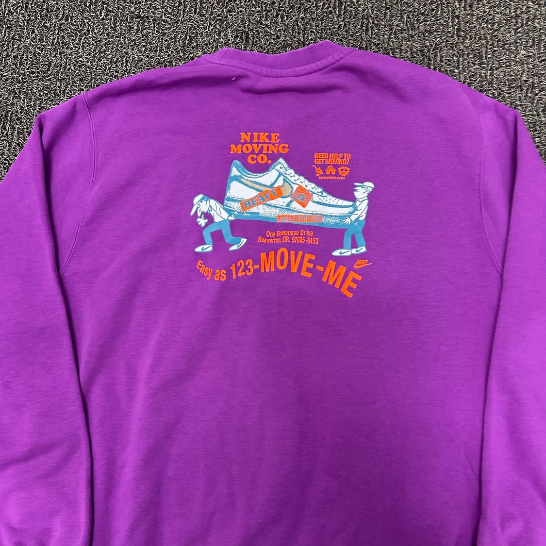 NIKE 나이키 스우시 맨투맨 퍼플 2XL 상품이미지7