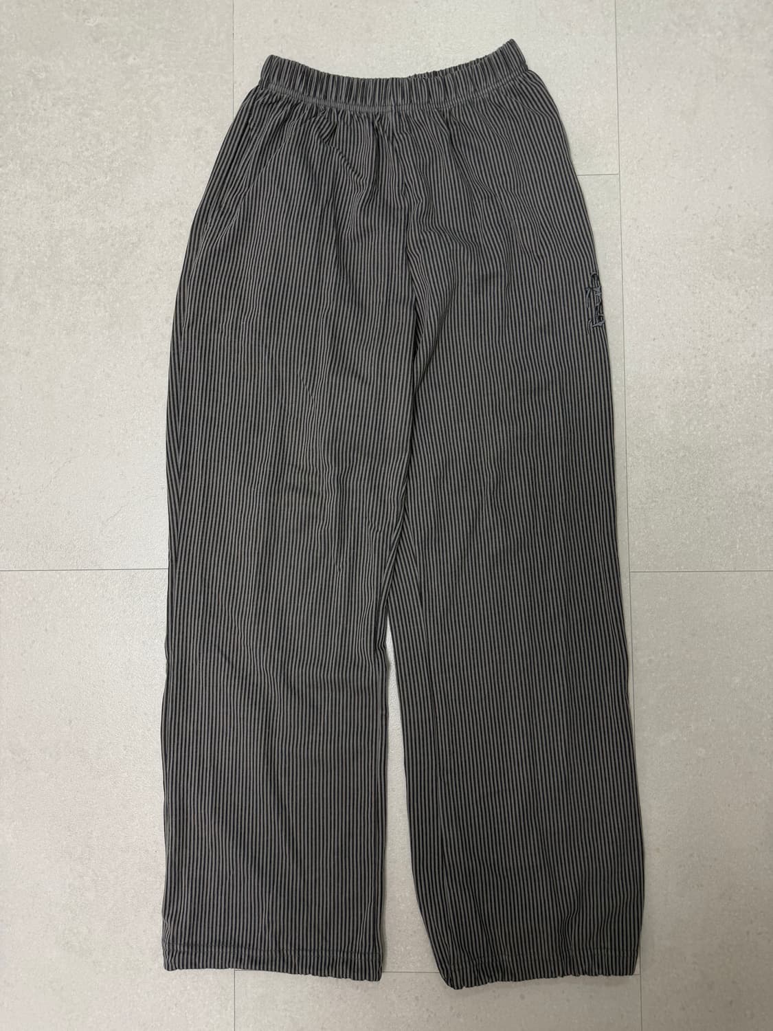 탠스댄스(파히섬) stripe easy pants_black 상품이미지3