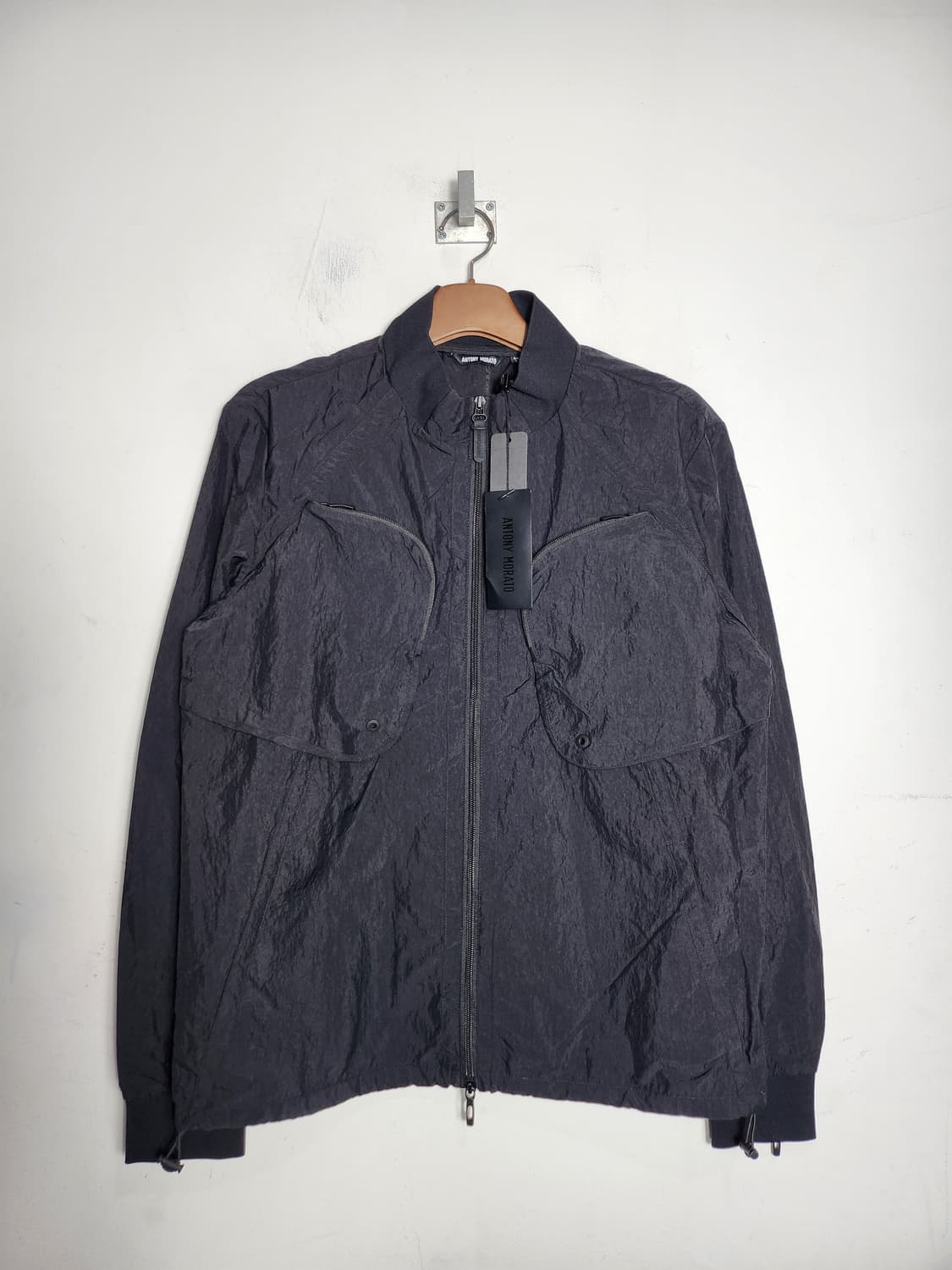 안토니모라토 블랙 나일론 자켓 상품이미지1