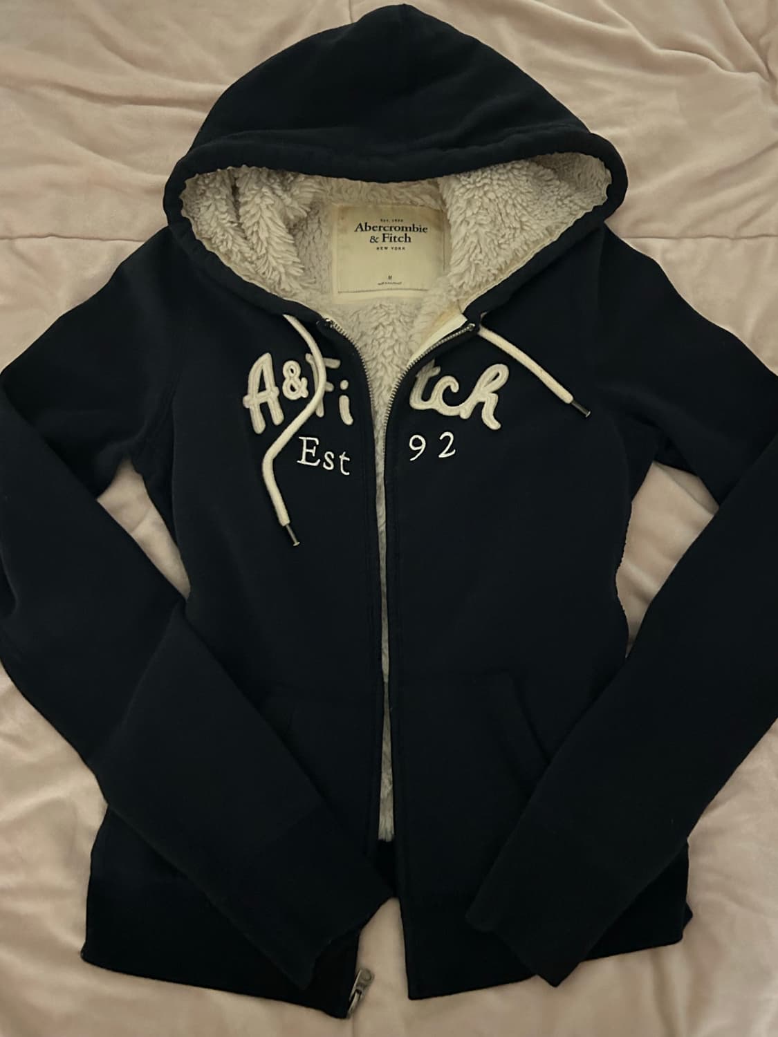 아베크롬비 양털 슬림핏 후드집업 상품이미지1