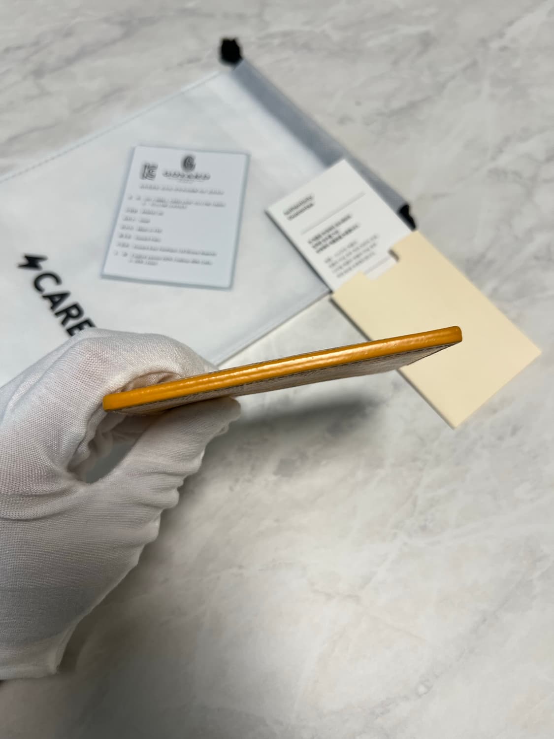 고야드 생쉴피스 카드지갑 옐로우 상품이미지9