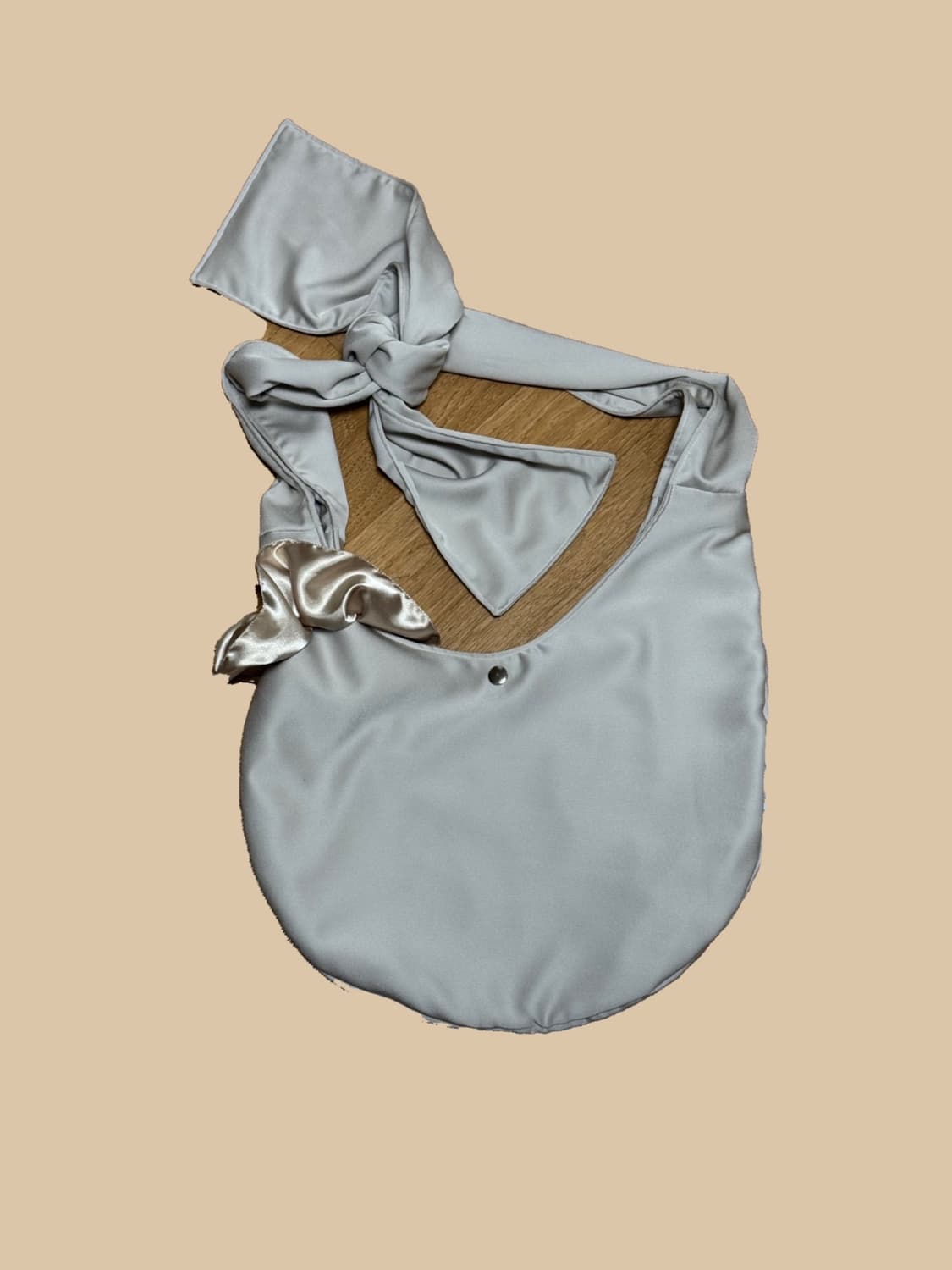 씨씨씨프로젝크 새틴크로스바디백 베이지골드 상품이미지8