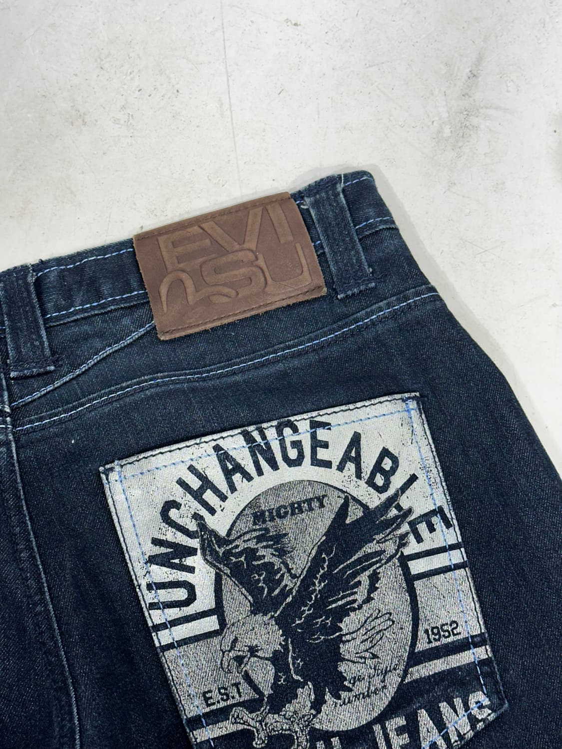 에비수 진청 데님 버뮤다 워크 반바지  상품이미지6