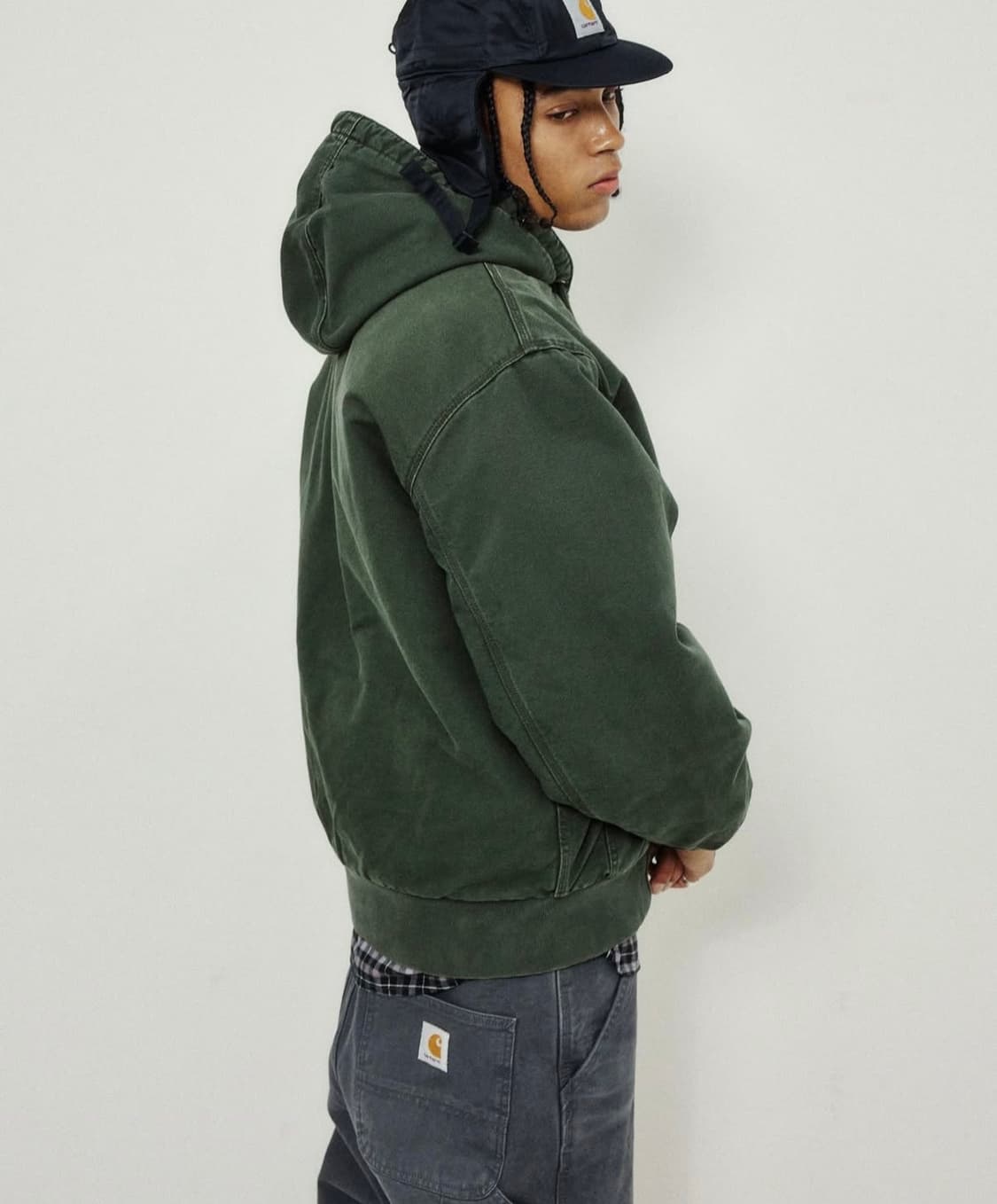 OG 액티브 자켓 올리브 스톤 캔버스 상품이미지3