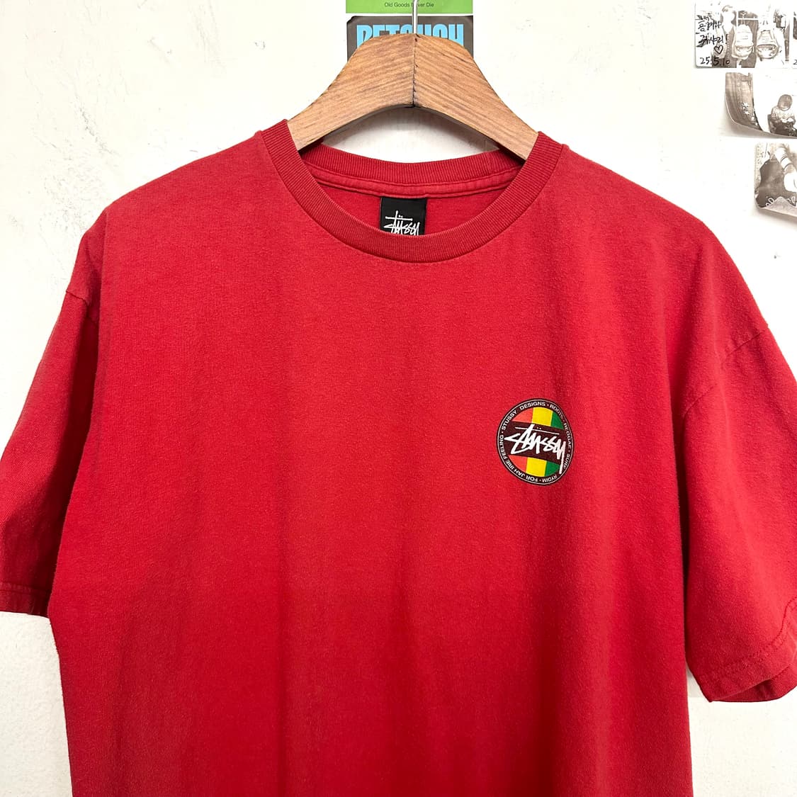 스투시 라스타&레게 닷 티셔츠 상품이미지2