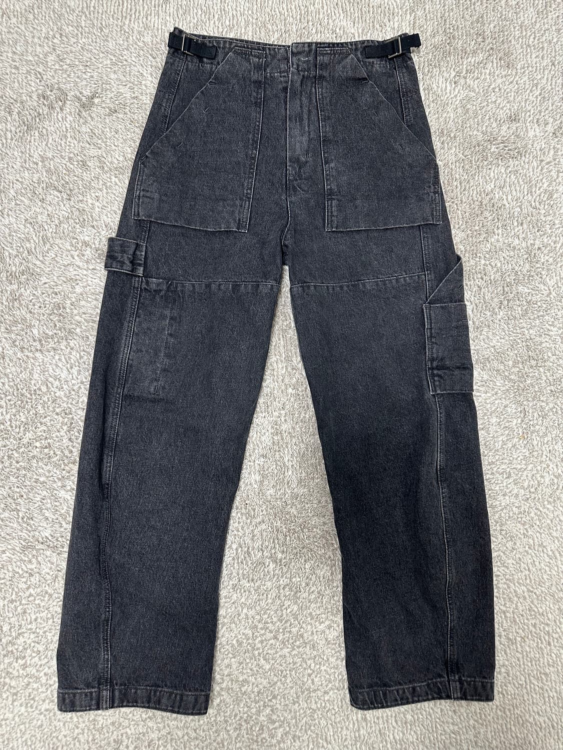 [S] 누마레 EE 데님 워크팬츠 차콜(남여공용) 상품이미지1