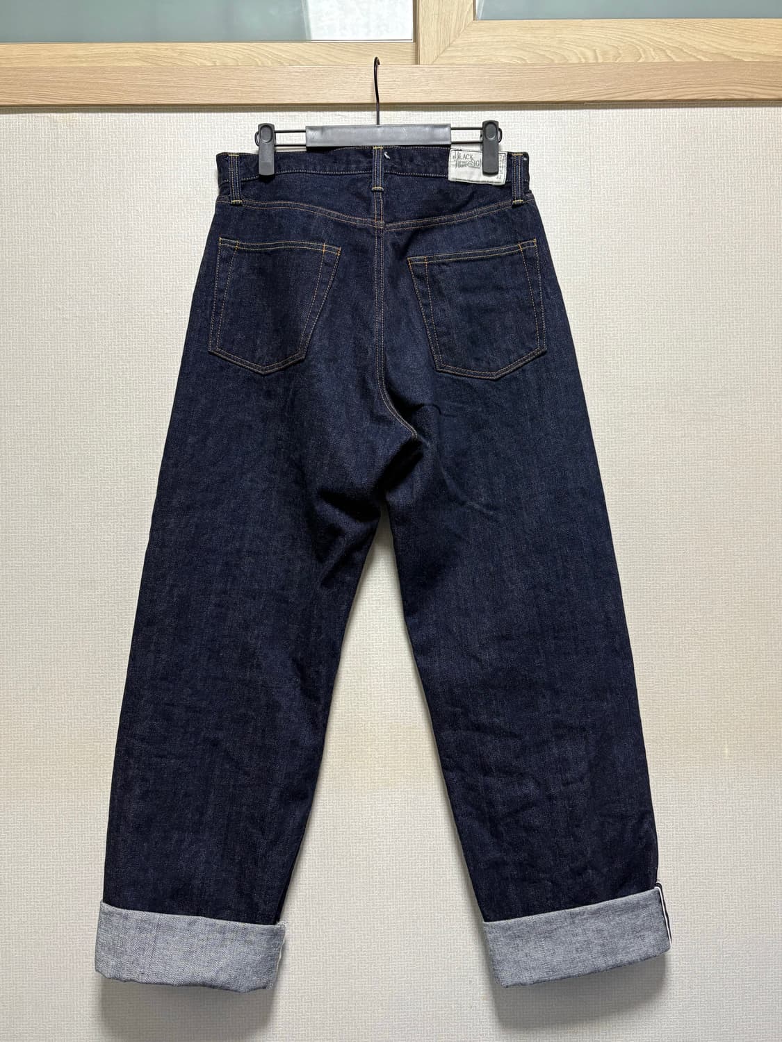 (32)블랙사인 BS 와이드핏 셀비지 데님팬츠 상품이미지2