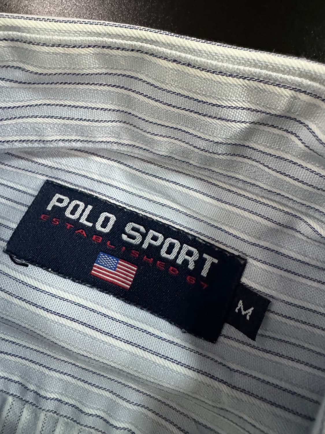 희귀!! 폴로 스포츠 오버핏 스트라이프 셔츠 XL~2XL 상품이미지4