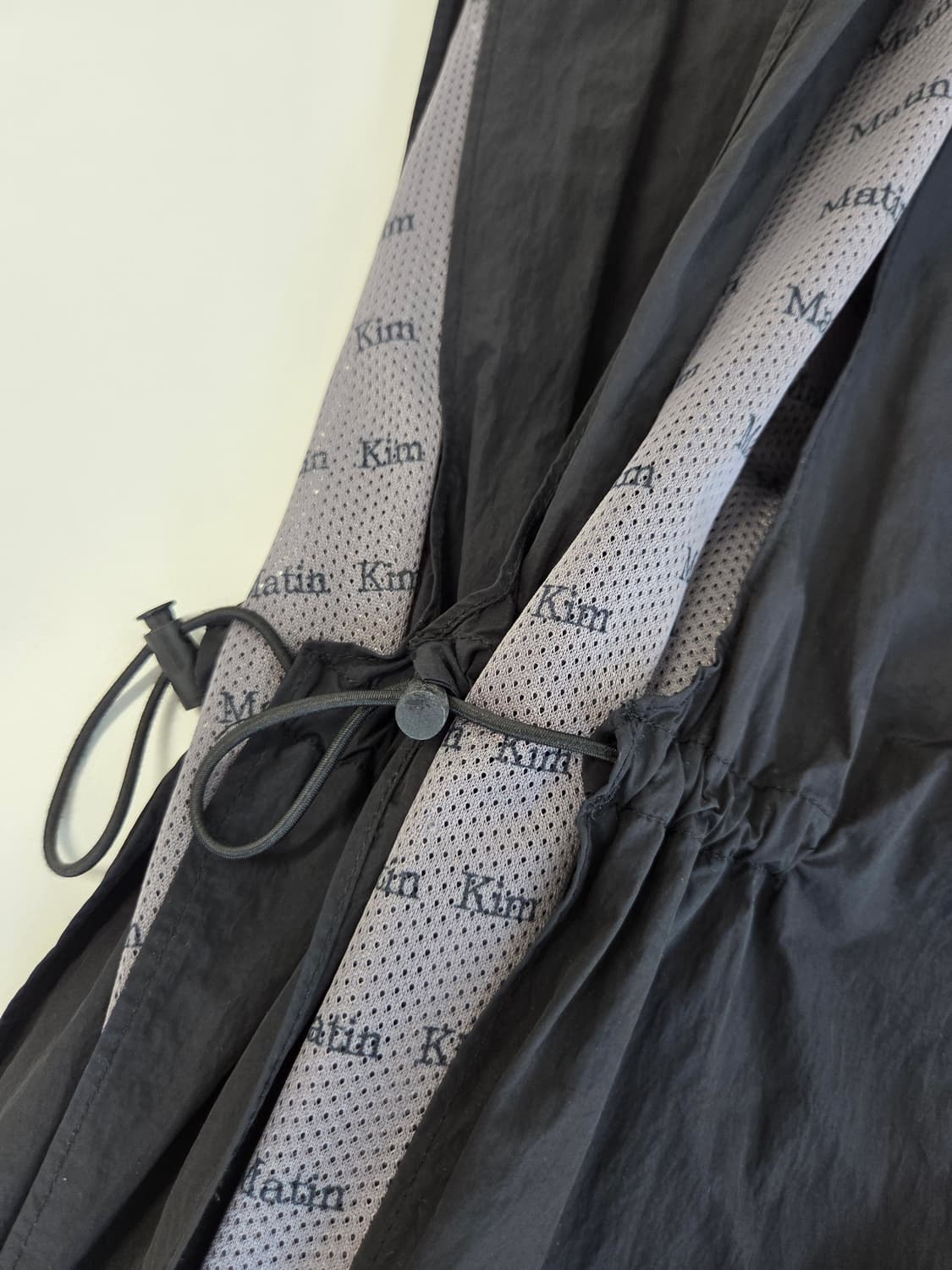 마뗑킴 사이드 컷아웃 레이어드 팬츠 블랙 S 상품이미지5