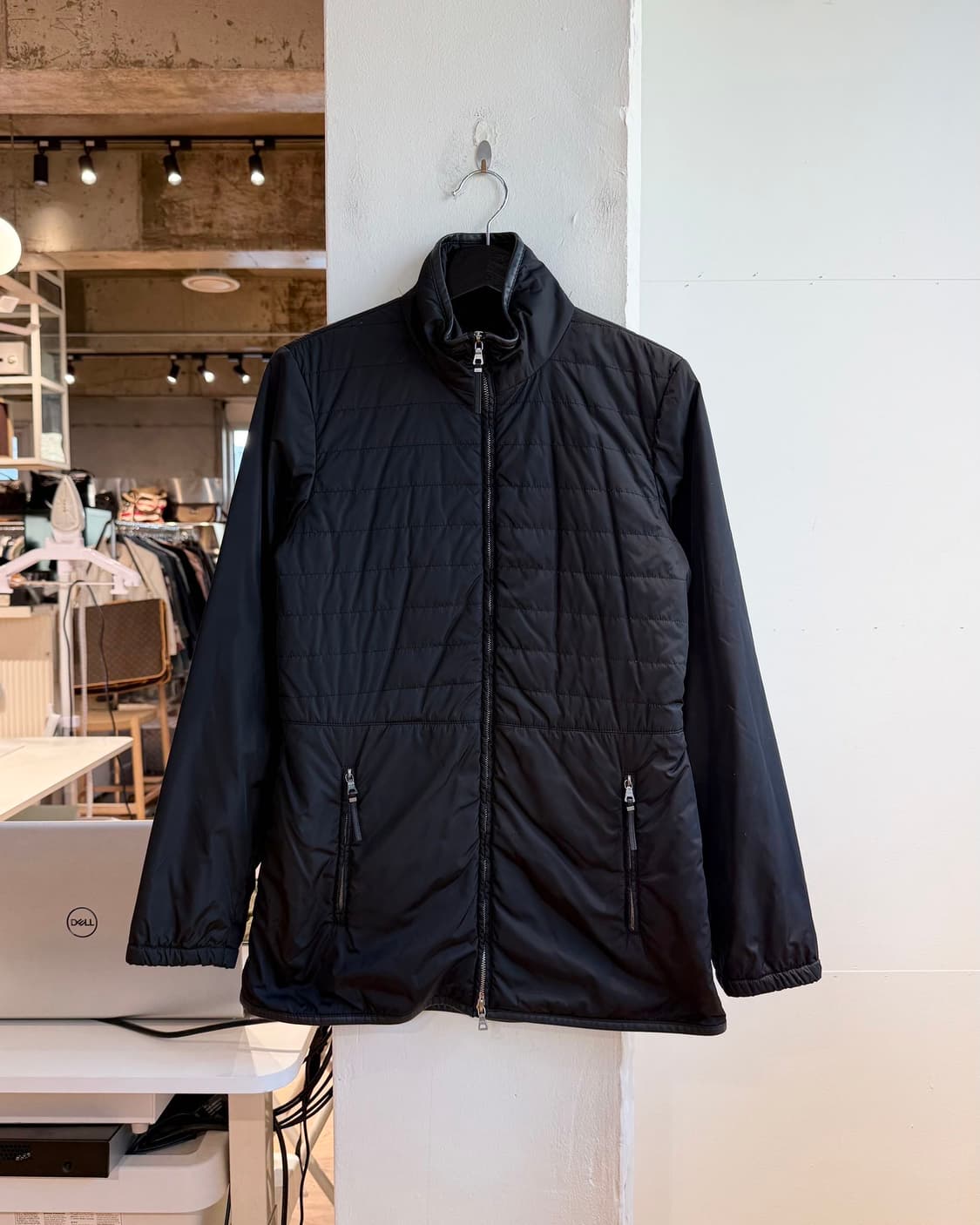 프라다 블랙 나일론 자켓  상품이미지2