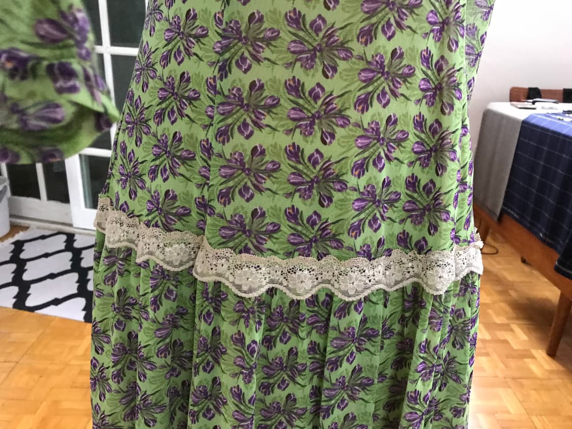 vintge pattern lace one-piece 상품이미지3