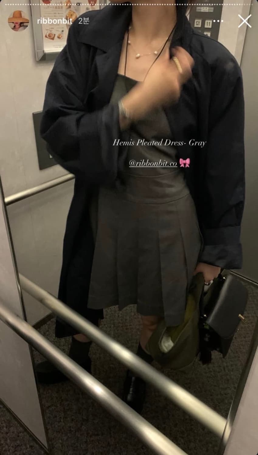 ribbonbit 리본빛 hemis pleated dress 상품이미지1