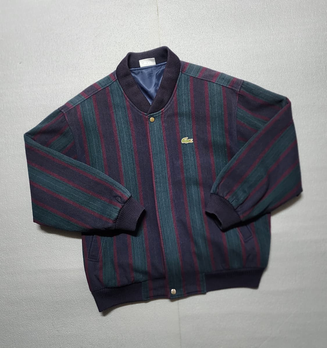 라코스테 올드스쿨 울 블루종 자켓 상품이미지1