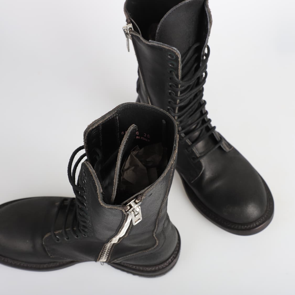 36 / Rick Owens 릭오웬스 아미 부츠 블랙 상품이미지7