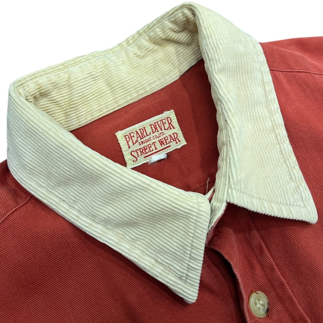 Pearl Diver 일본 빈티지 코듀로이 카라 셔츠 상품이미지4
