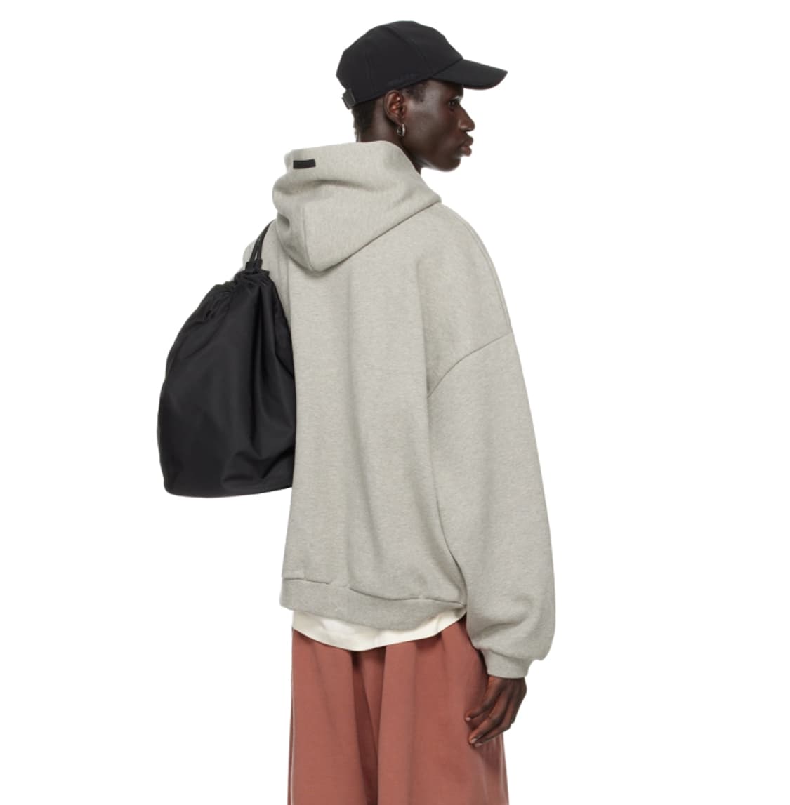 S 새제품) 에센셜 플리스 스테이트 후드 다크헤더 체감 L 100 105 상품이미지10