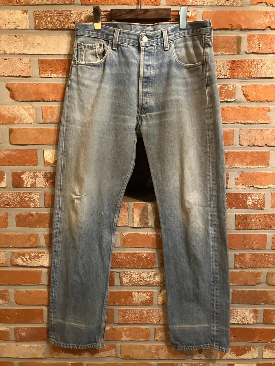 90s USA 빈티지 리바이스 501 데님 팬츠 상품이미지2