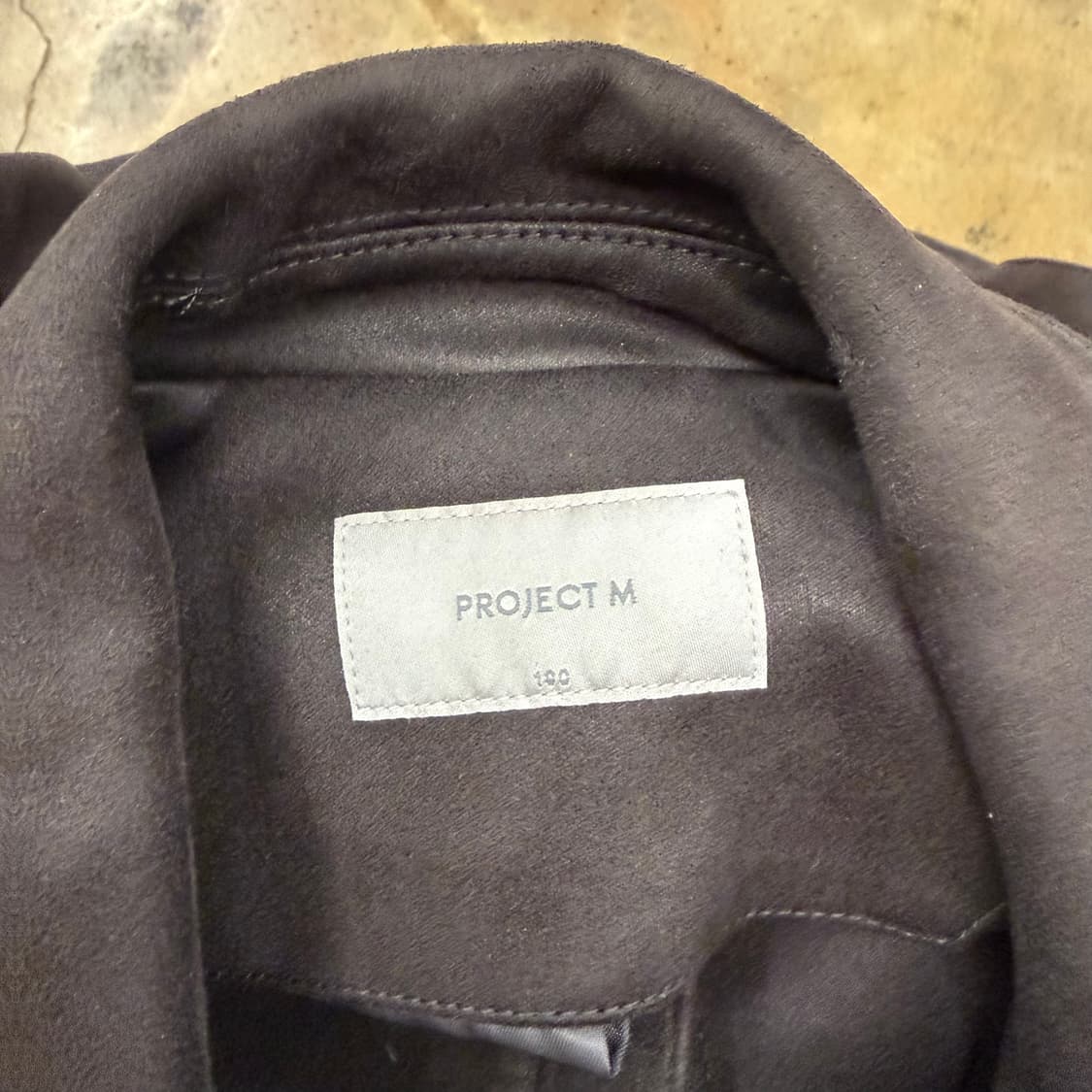 [정품/100] 프로젝트M 스웨이드 자켓 b8 상품이미지5