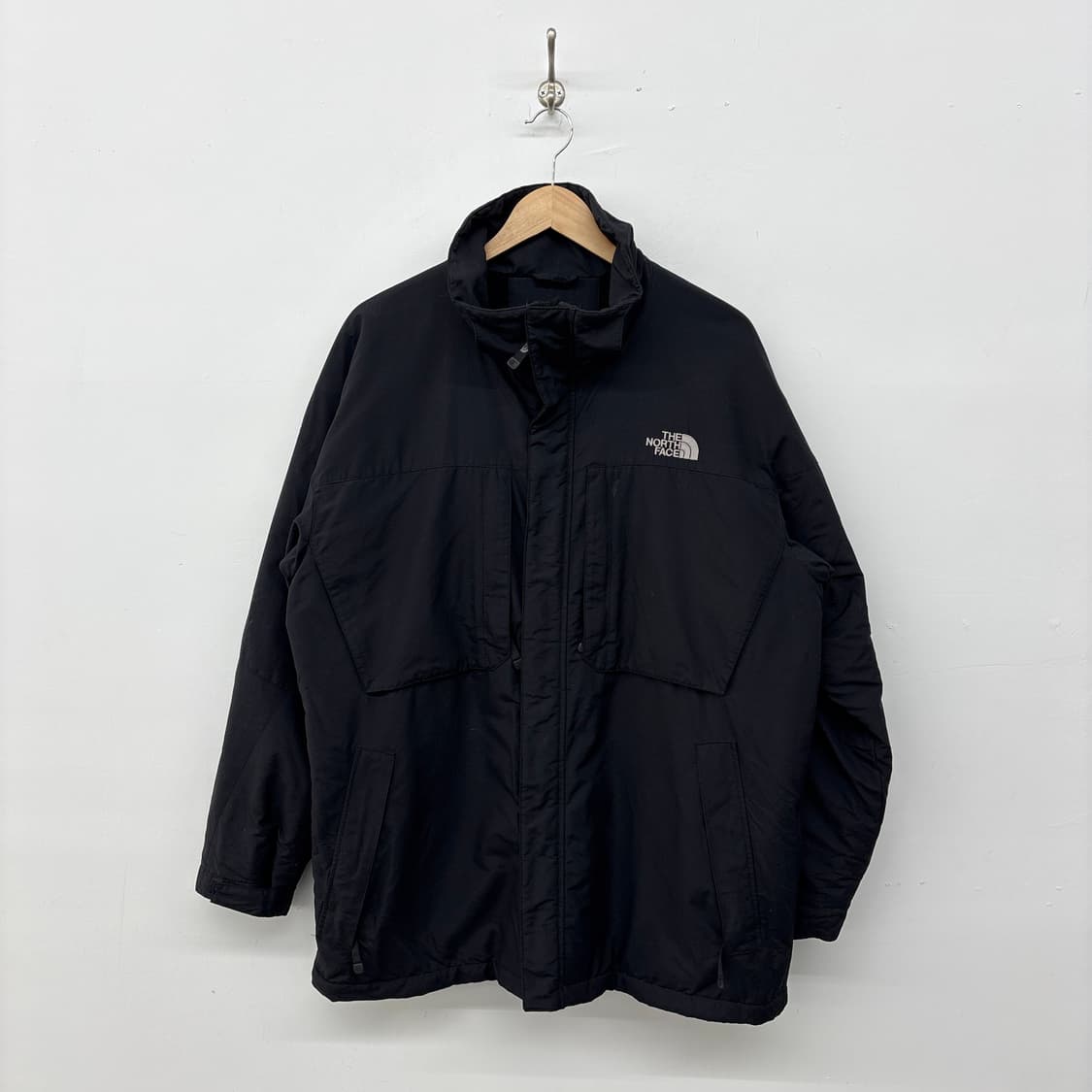 노스페이스 블랙 바람막이 자켓 남XL 상품이미지1